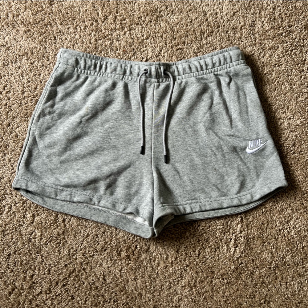 Nike Heather Gray Sweat Shorts